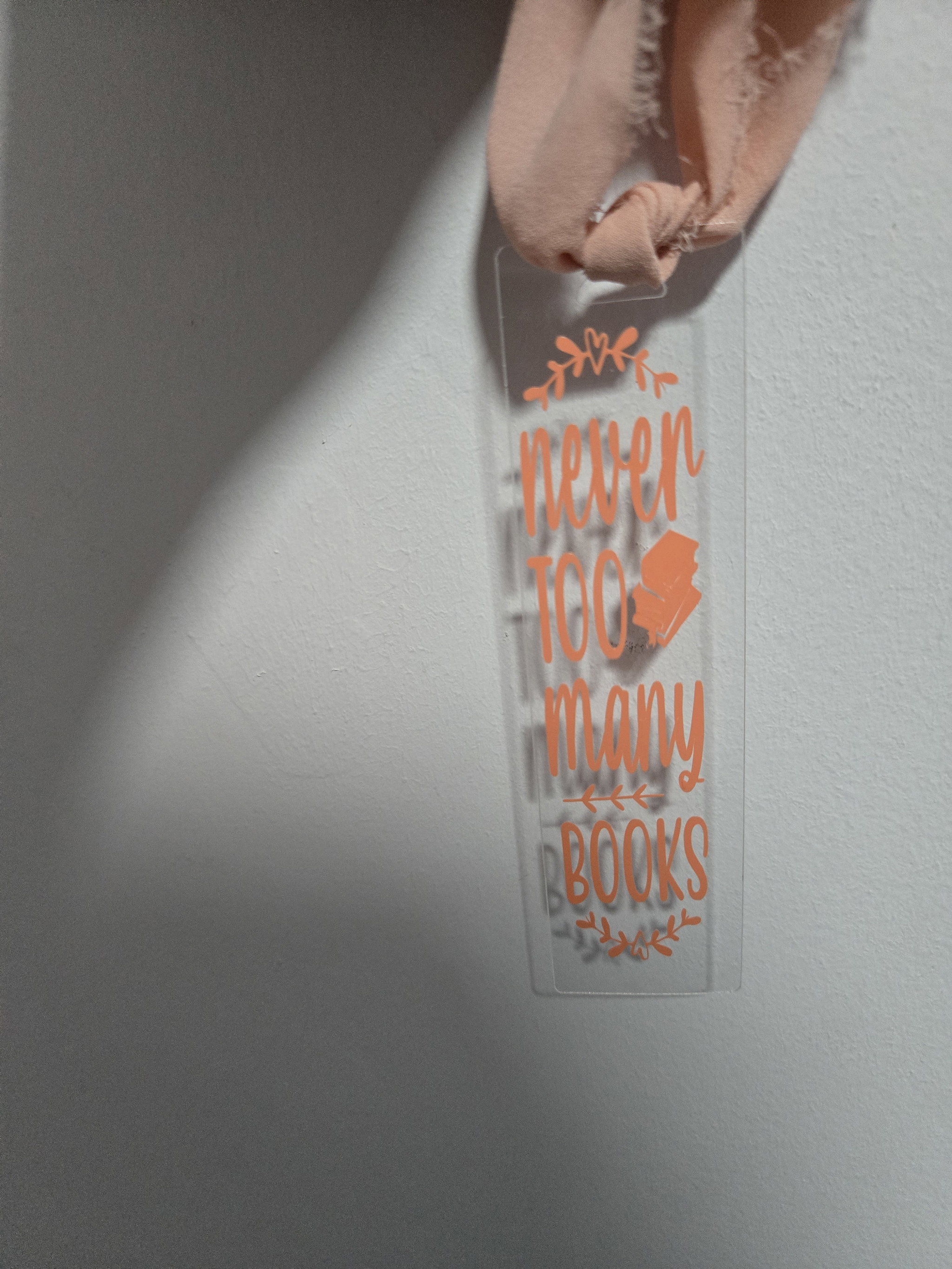 Permanent Vinyl Acrylic Bookmarks (Square top)_2