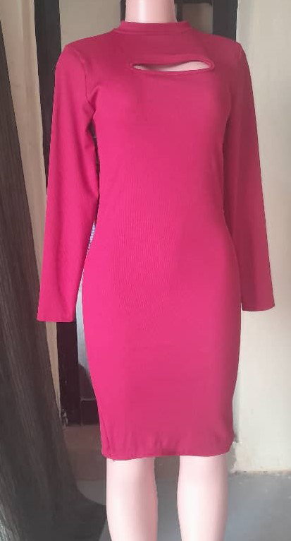 Robe rose, sexy, Moulante, élégante, pour soirée