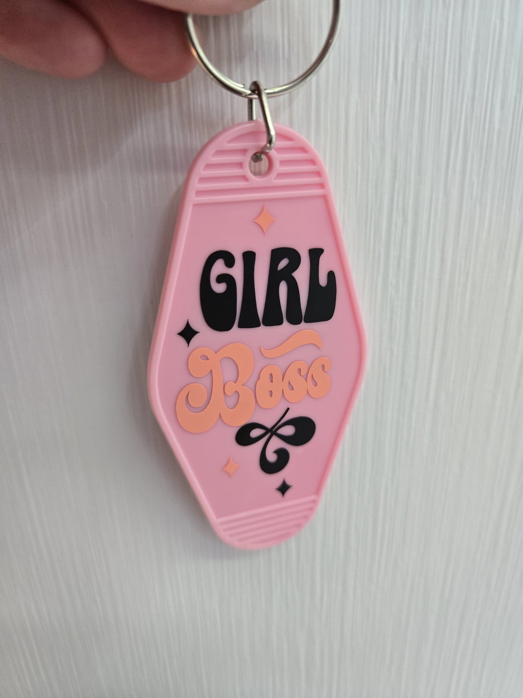 Girl Boss Hustle Queen Motel Keychain (Pre-order)