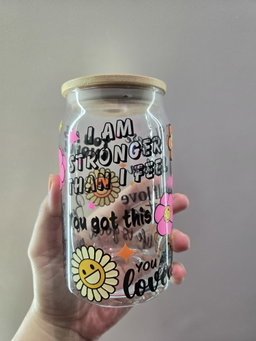 Mental Health Libby Glass Cups