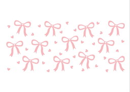 Ribbons and hearts Libby Glass Cup (Pre-Order)