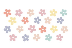 Pastel Daisies Libby Glass Cup (Pre-Order)