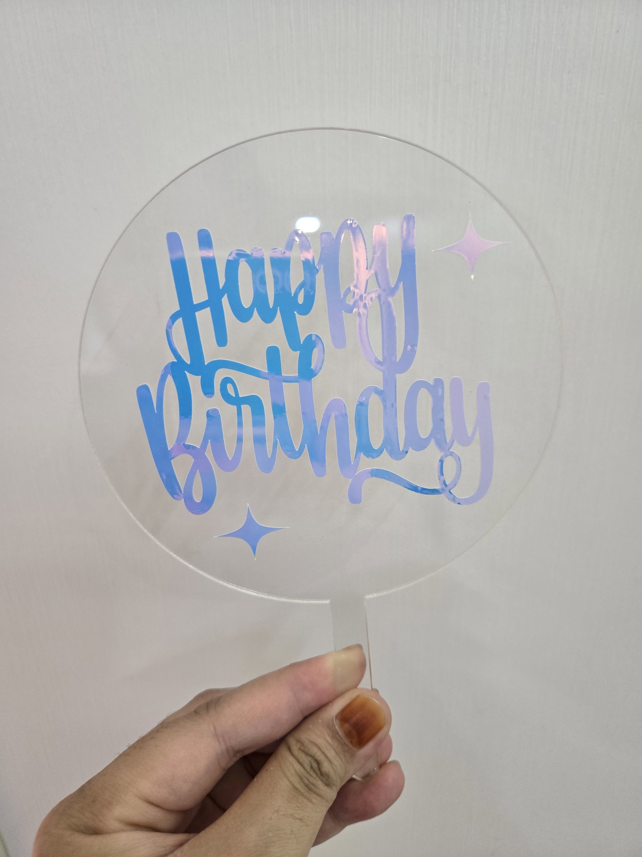 Acrylic Birthday Topper (Ready Stock)_2