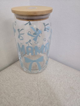 Mama and ribbons Libby Glass Cup (Pre-Order)
