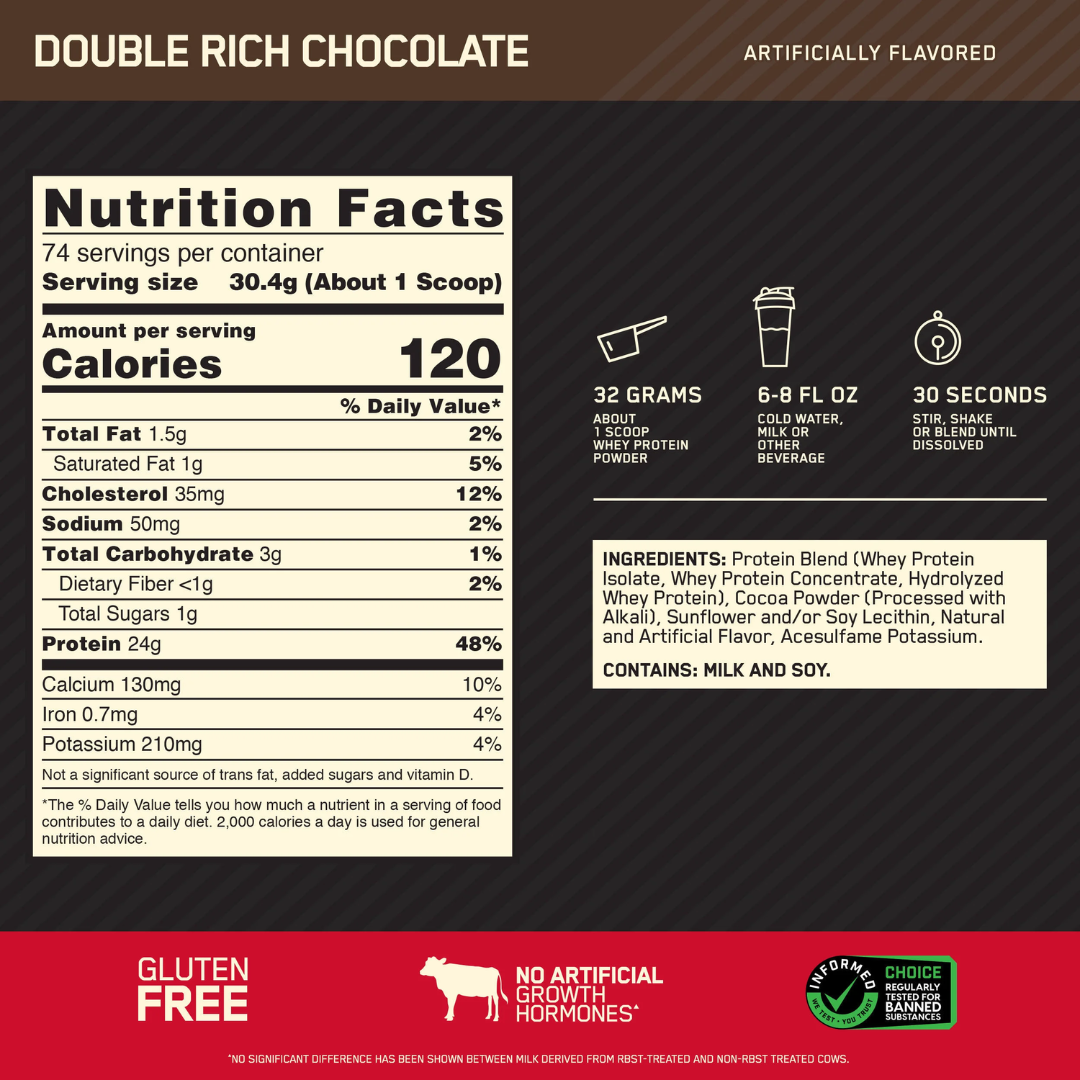 Whey Gold Standard chocolate 5 lbs _1