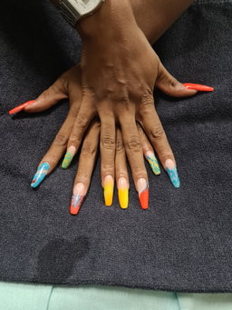 Pose Chablon : Gel, Acrylique polygel 
