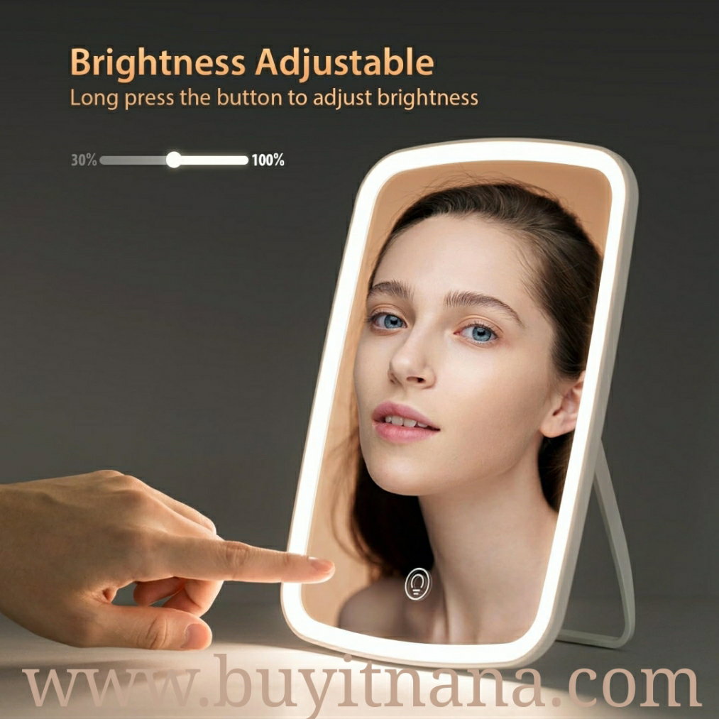 RECHARGEABLE MIRROR WITH LIGHT _0