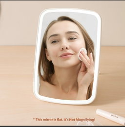 RECHARGEABLE MIRROR WITH LIGHT 