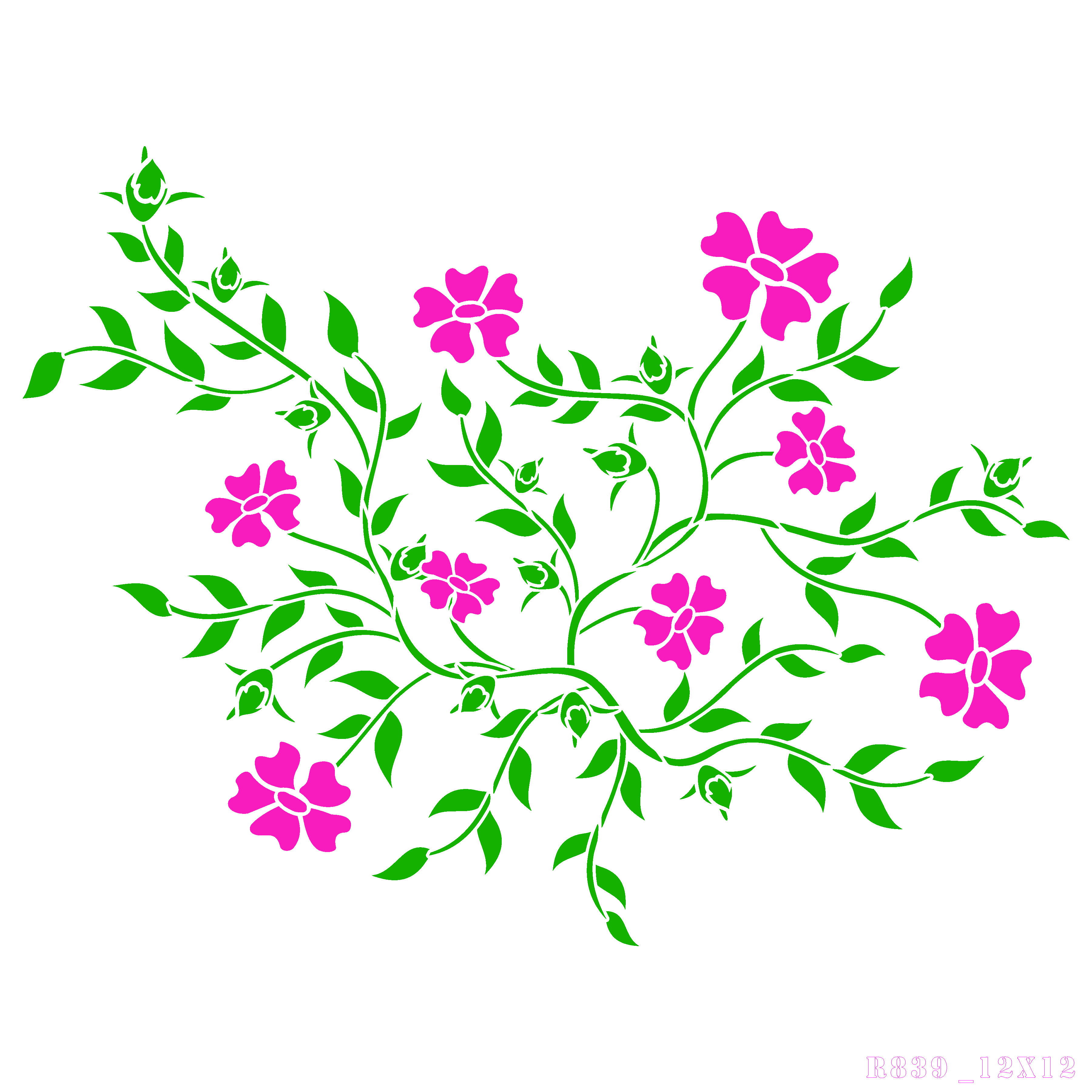 R839_Background Wall Stencil