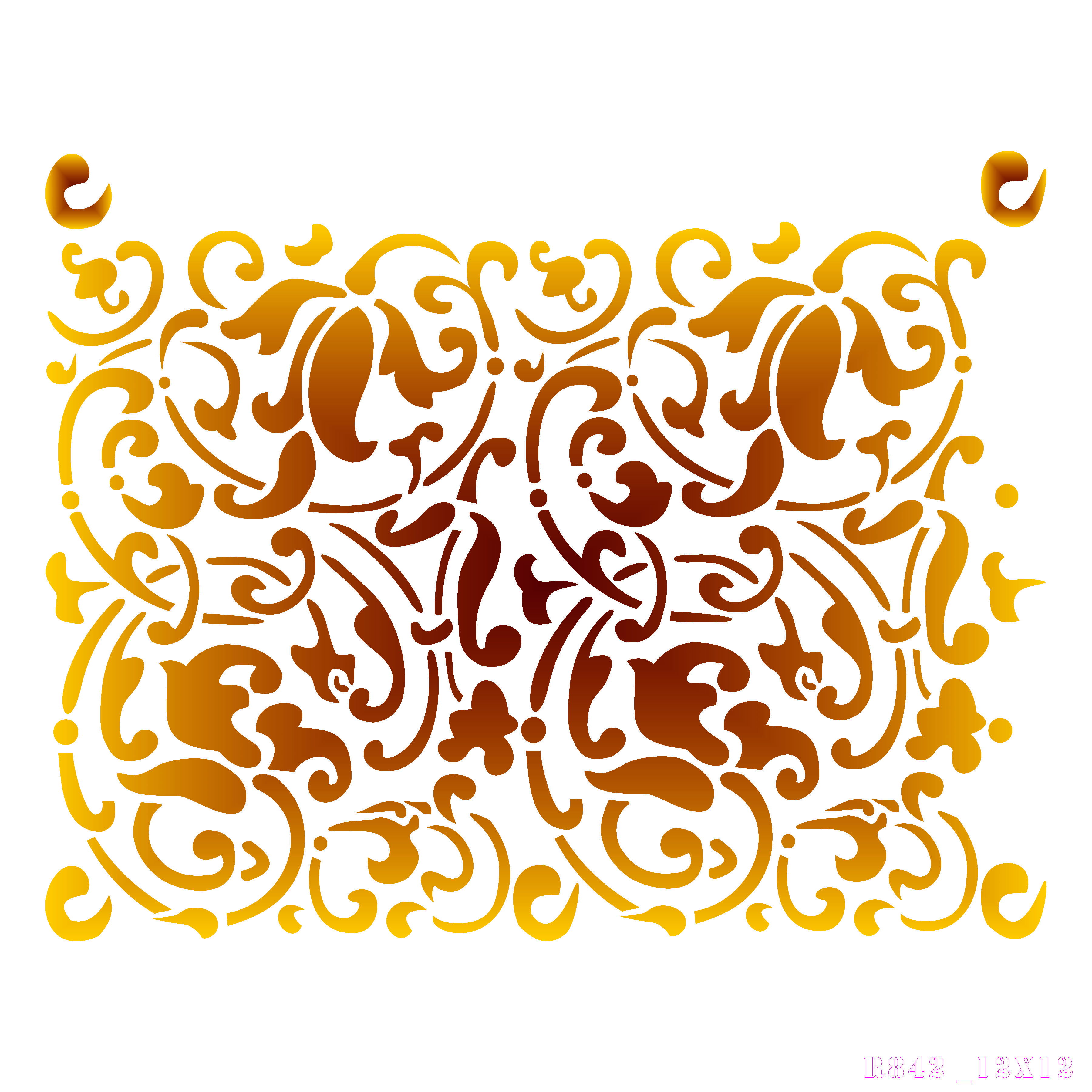 R842_Background Wall Stencil