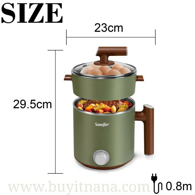 ELECTRIC COOKER (SONIFER 1.2Liter) SF-1505_3