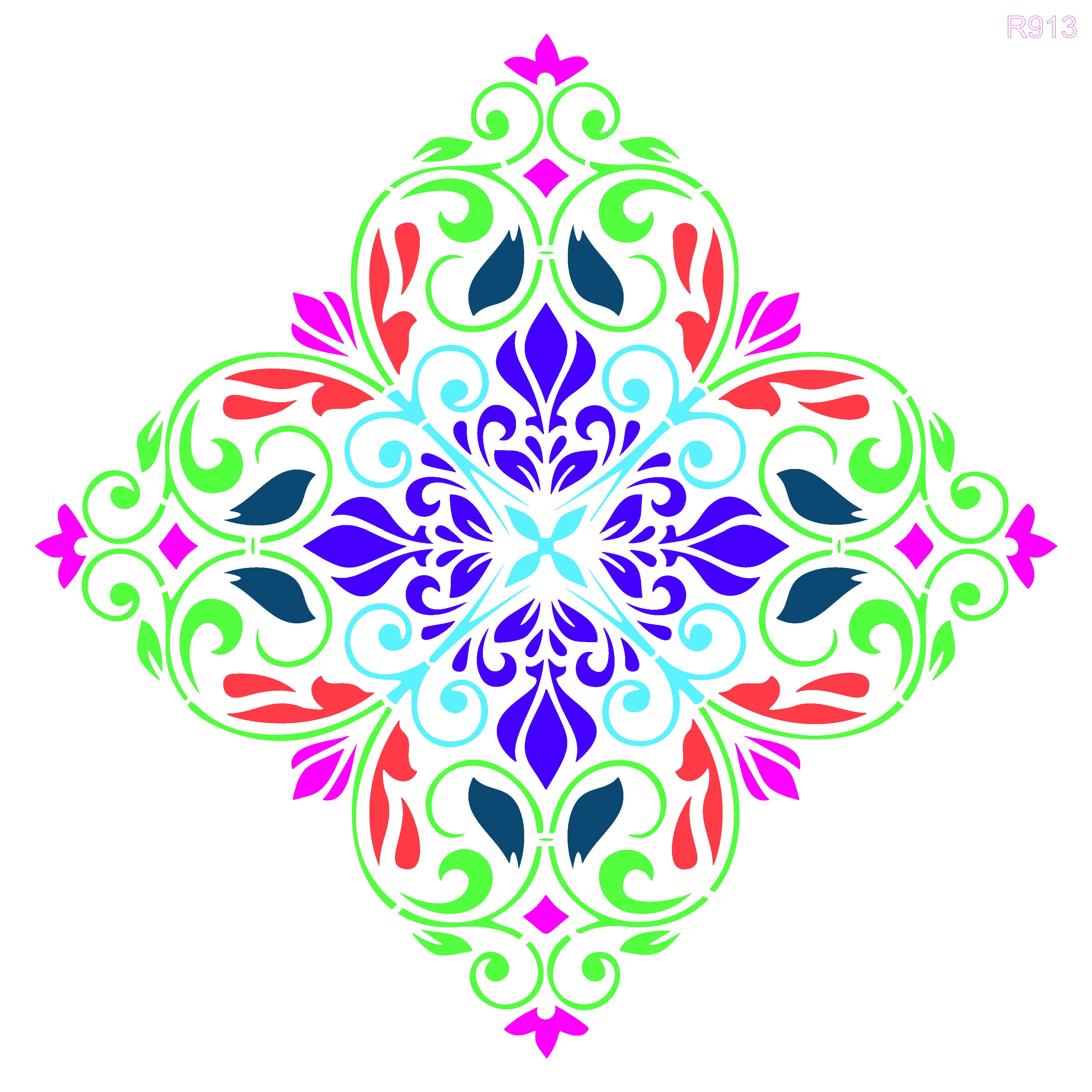 R913_Background Wall Stencil