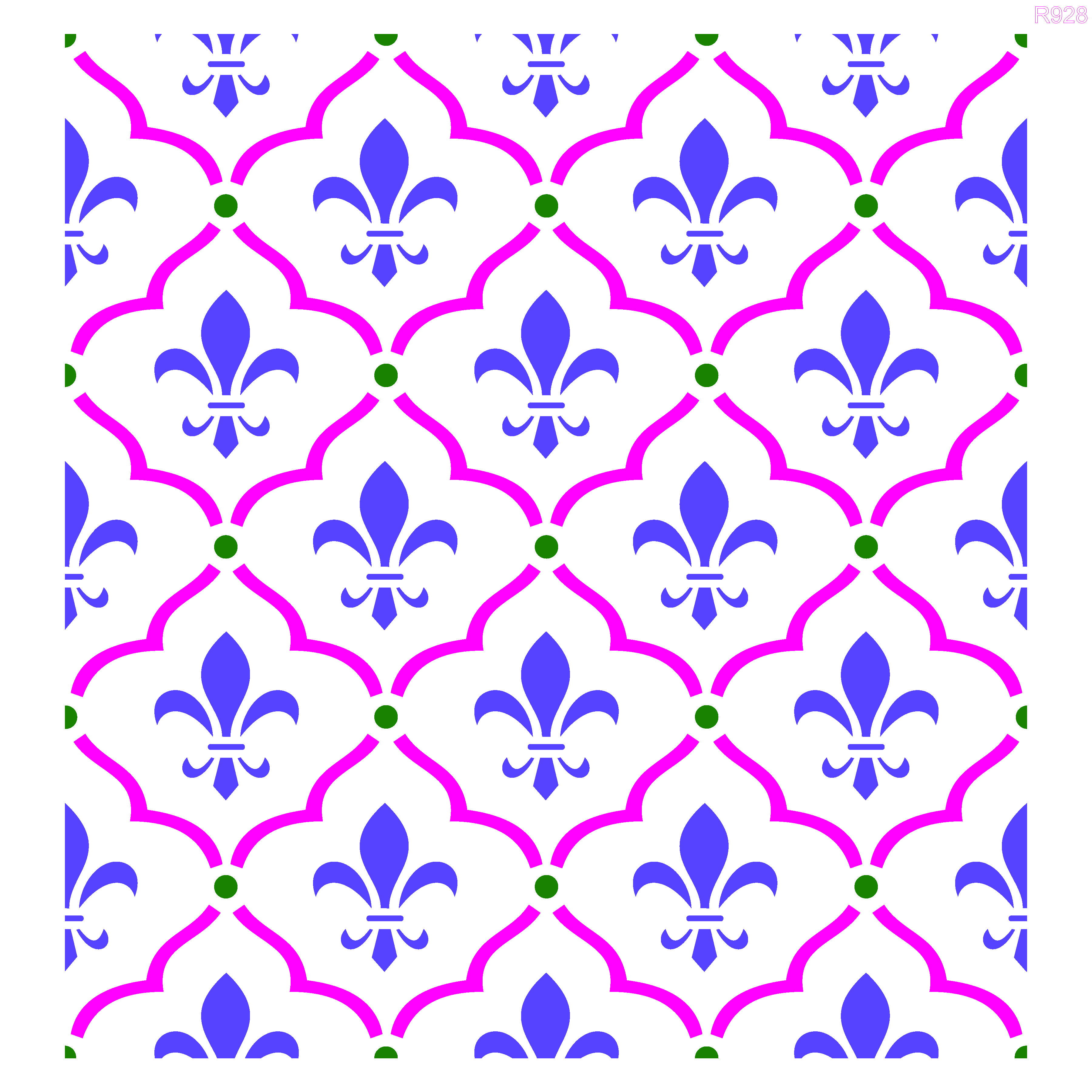 R928_Background Wall Stencil