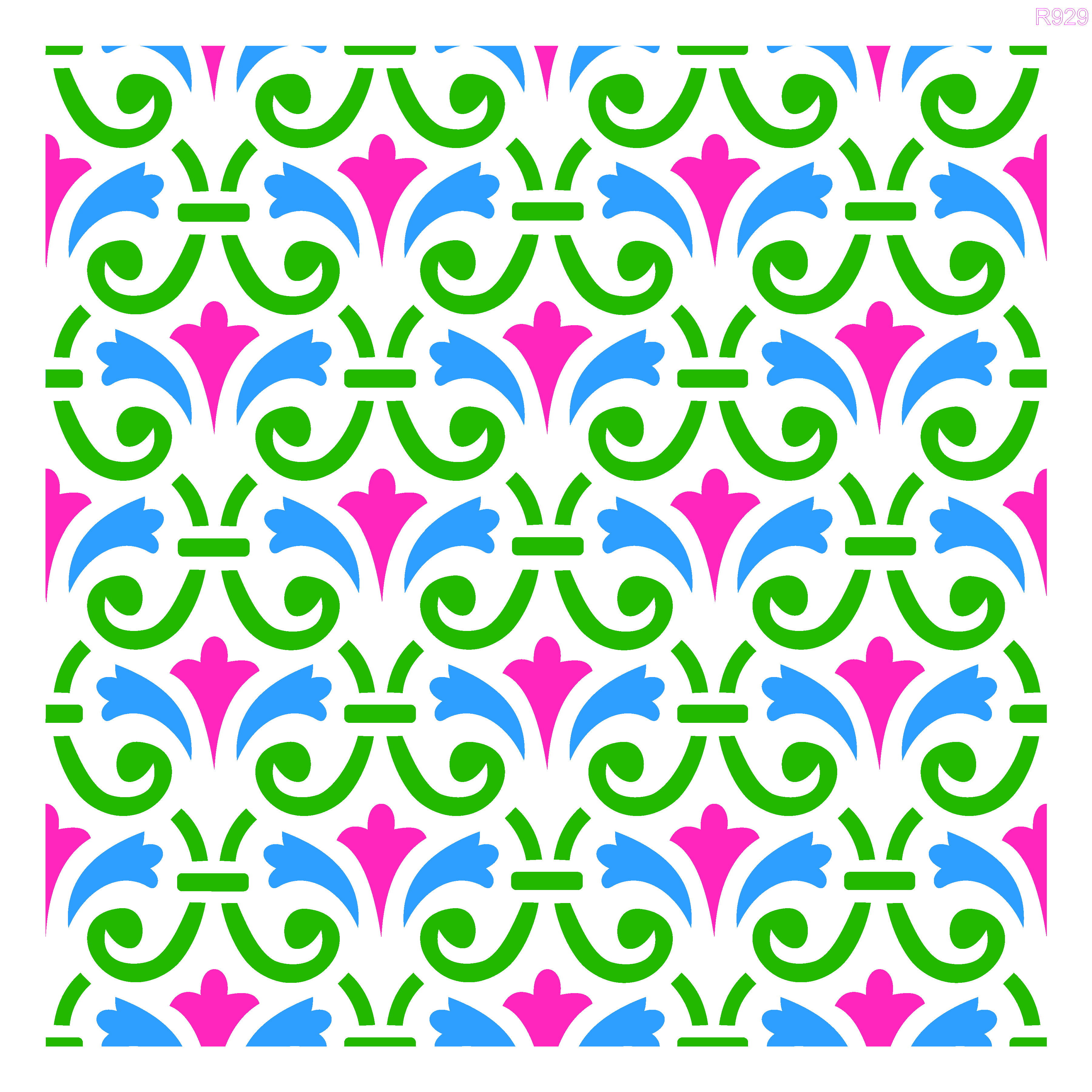 R929_Background Wall Stencil