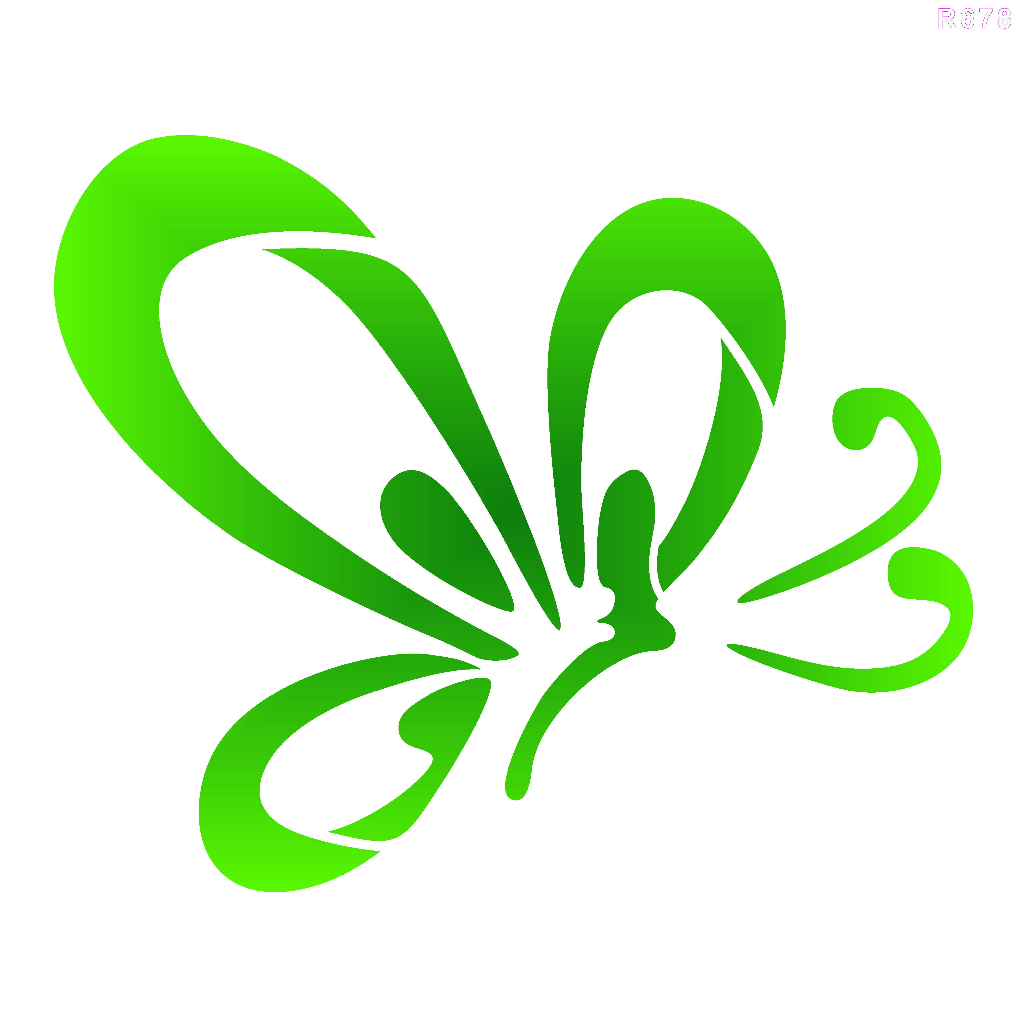 R678_Butterfly Wall Stencil