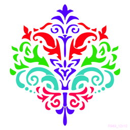 R949_Damask Wall Stencil