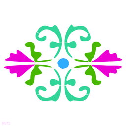 R972_Damask Wall Stencil