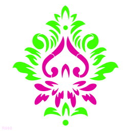 R988_Damask Wall Stencil