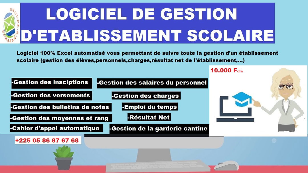 LOGICIEL D’ETABISSEMENT SCOLAIRE 