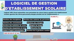 LOGICIEL D’ETABISSEMENT SCOLAIRE 