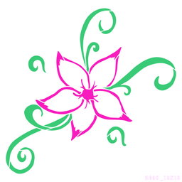 R850_Flower Wall Stencil