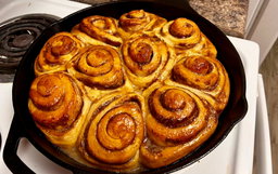 Orange and cinnamon roll (12 portions) // Orangen- und Zimtbrötchen (12 Portionen)