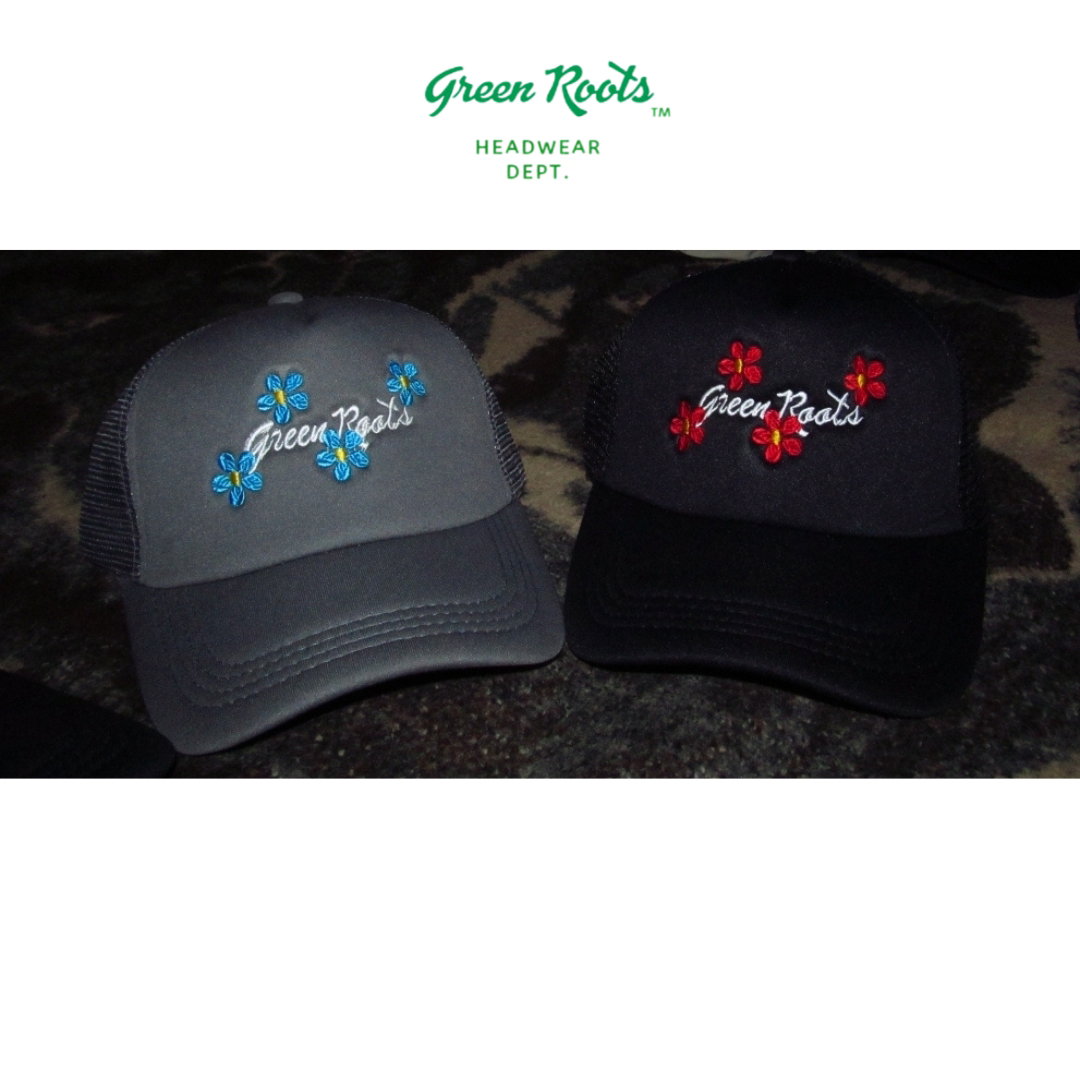 Floral trucker cap_0