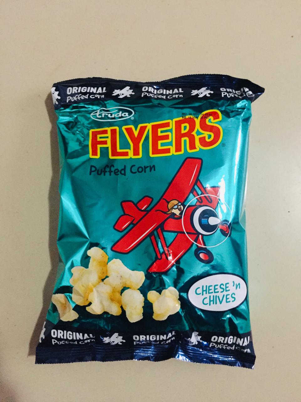 Flyers puffed corn