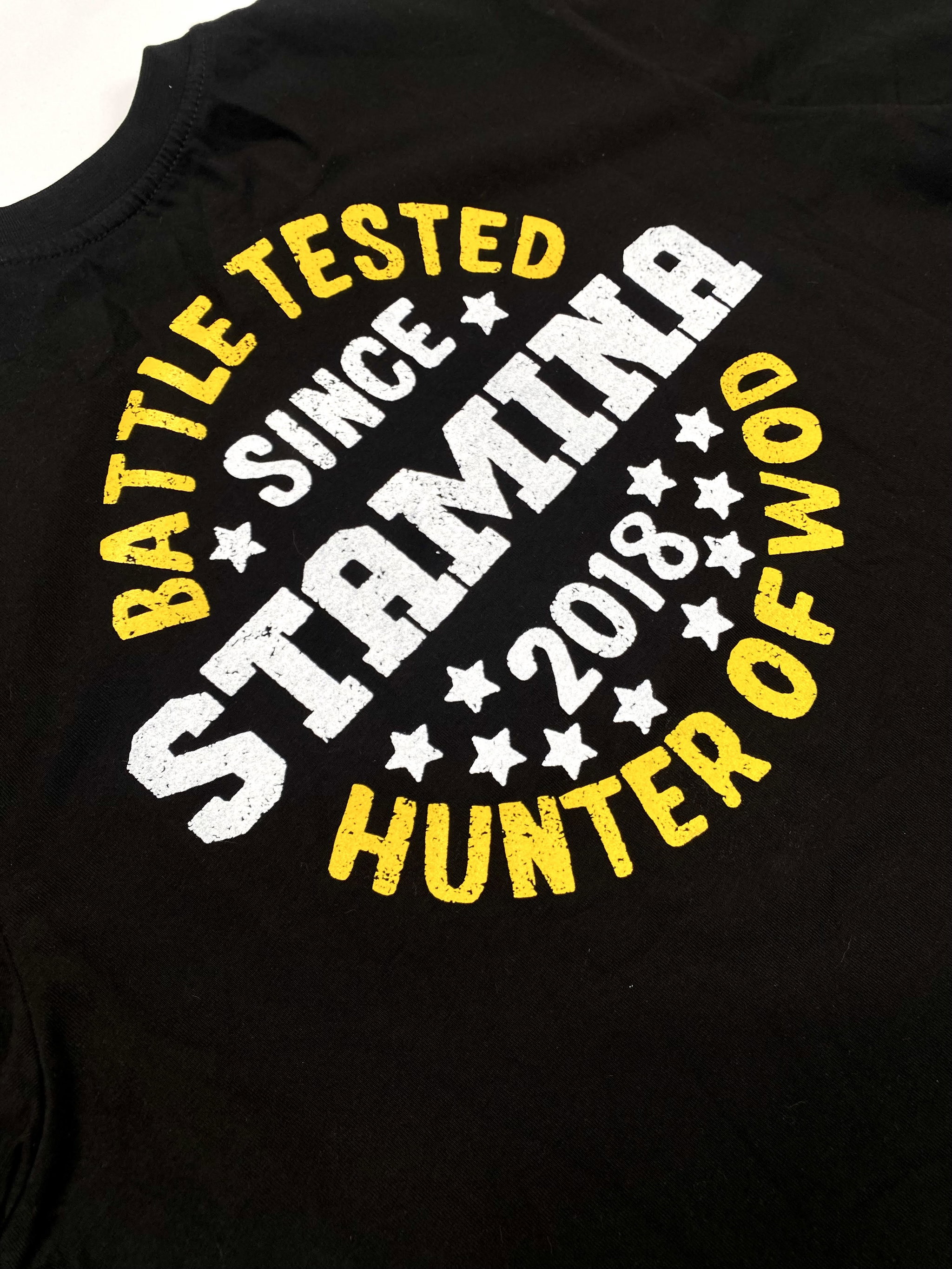 Crop Top Oversize - Hunter of WOD - Negro_3