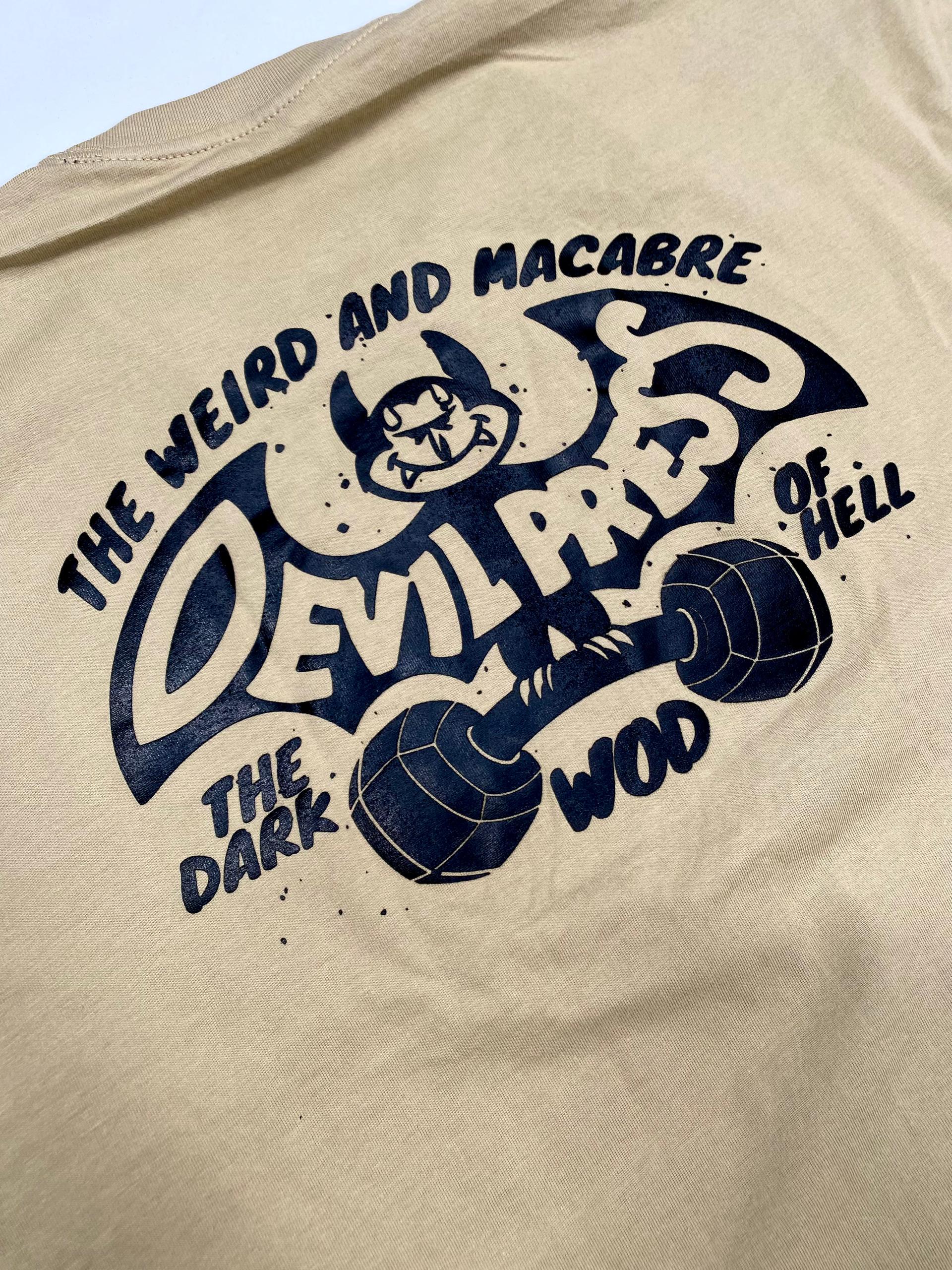 Franela de Caballero Oversize - Devil Press - Beige_3