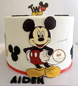 10” round butter cakes 