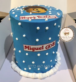 6” round butter cake