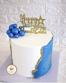 8” round butter cake 