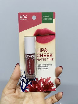 Baby Bright Lip & Cheek Matte Tint #04 Spiced Coral