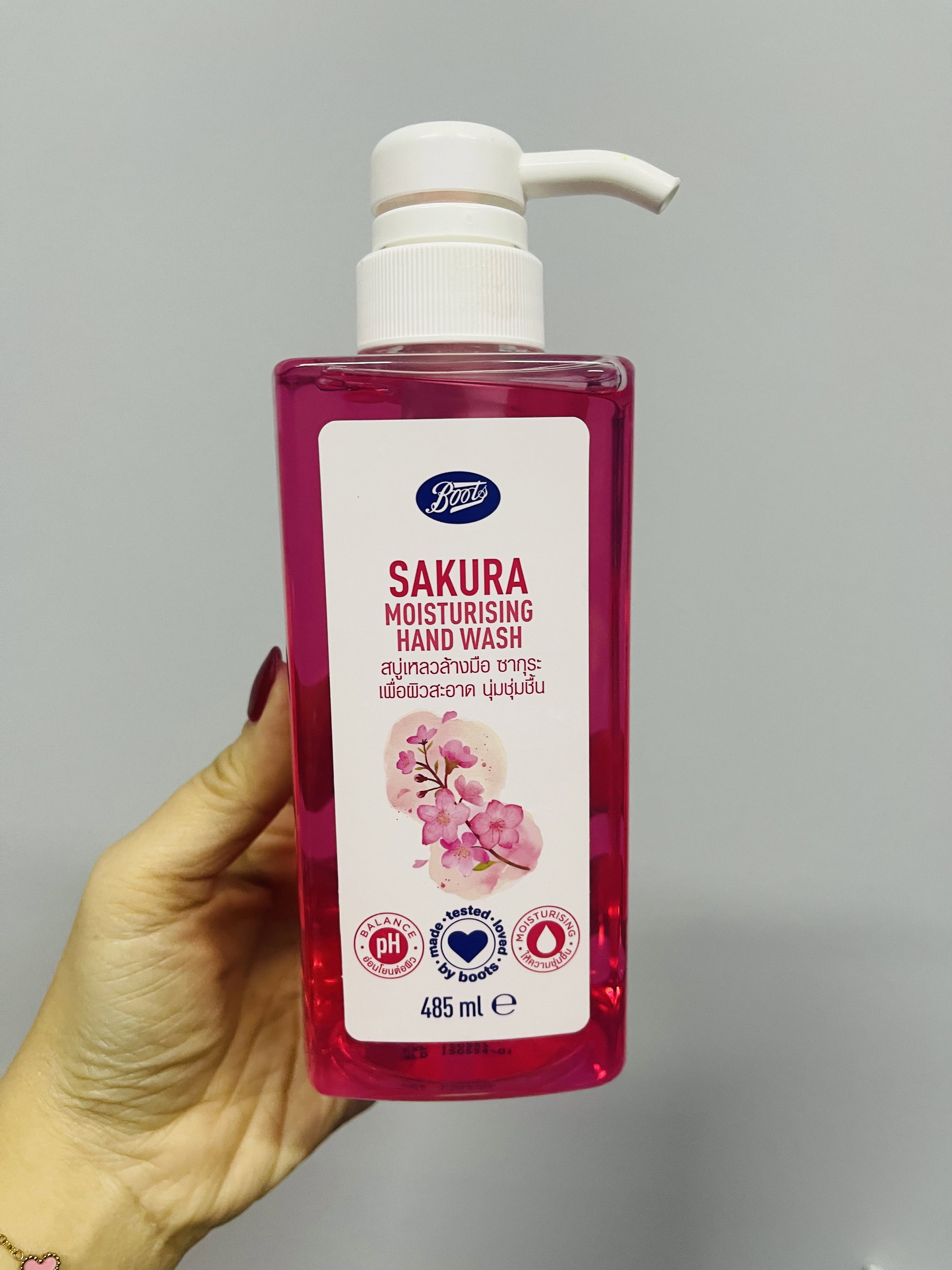 Boots Handwash 485ml - Sakura_0
