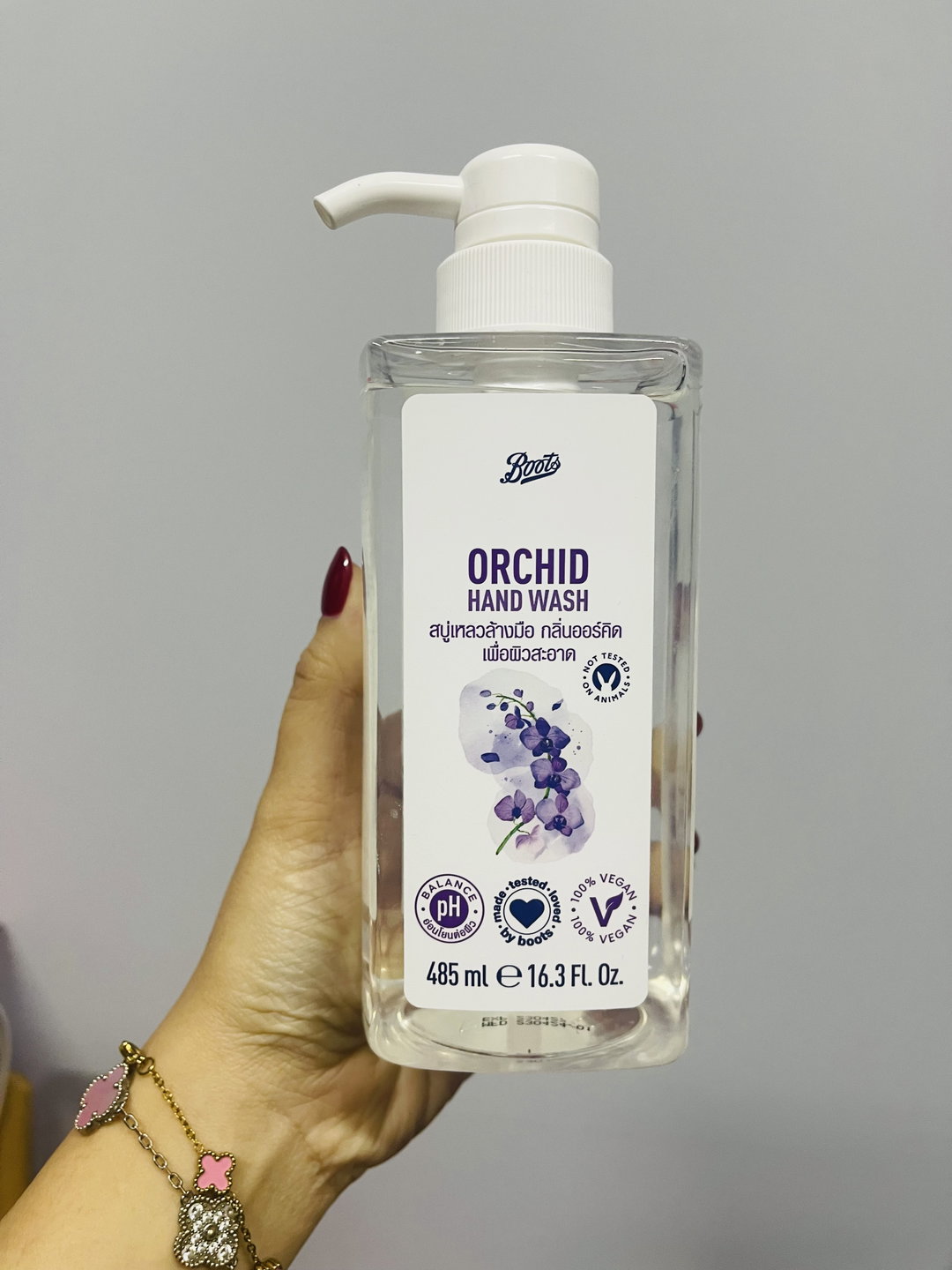 Boots Handwash 485ml - Orchid