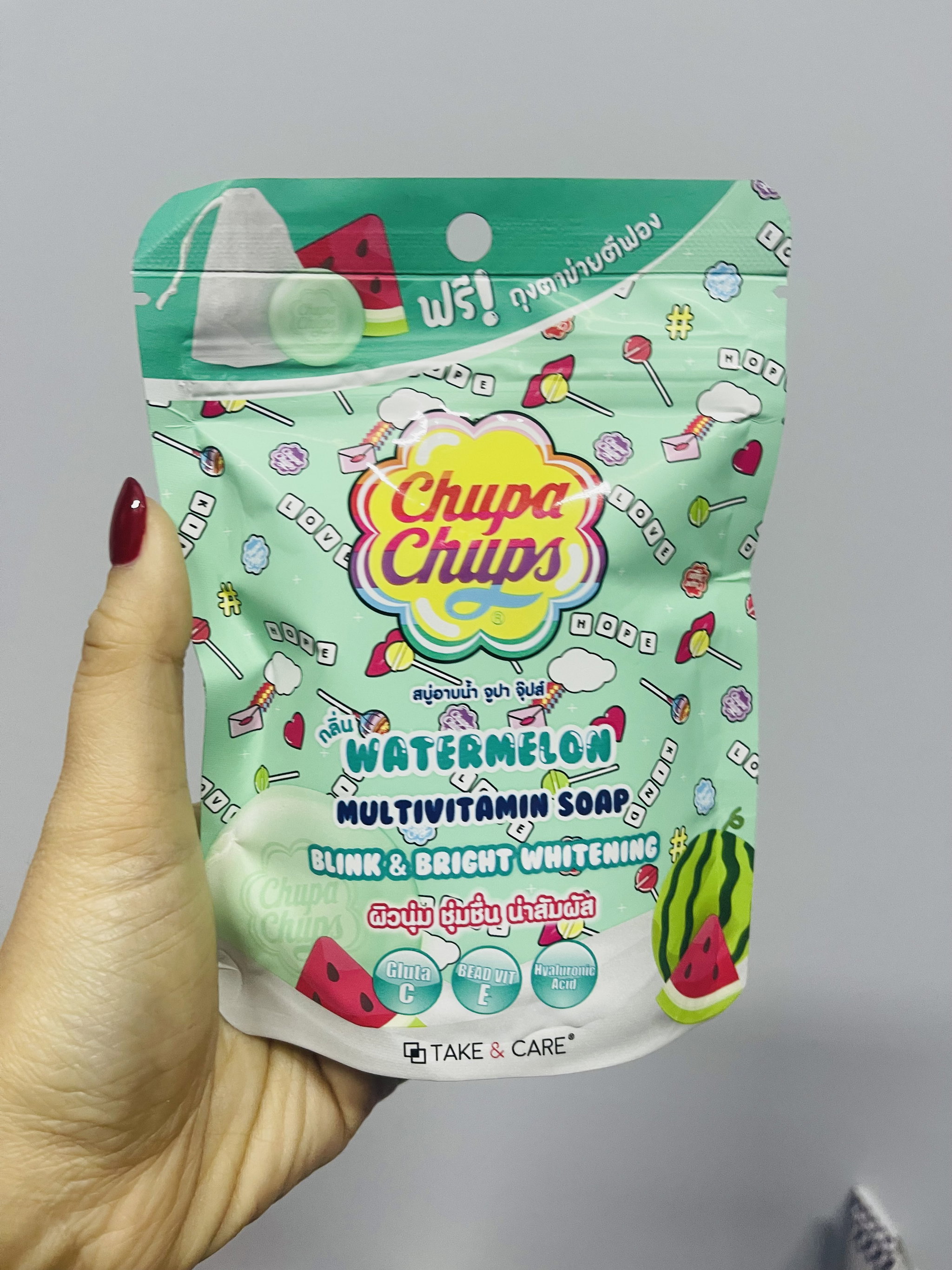 Chupa Chups Multivitamin Soap Bar - Watermelon _0