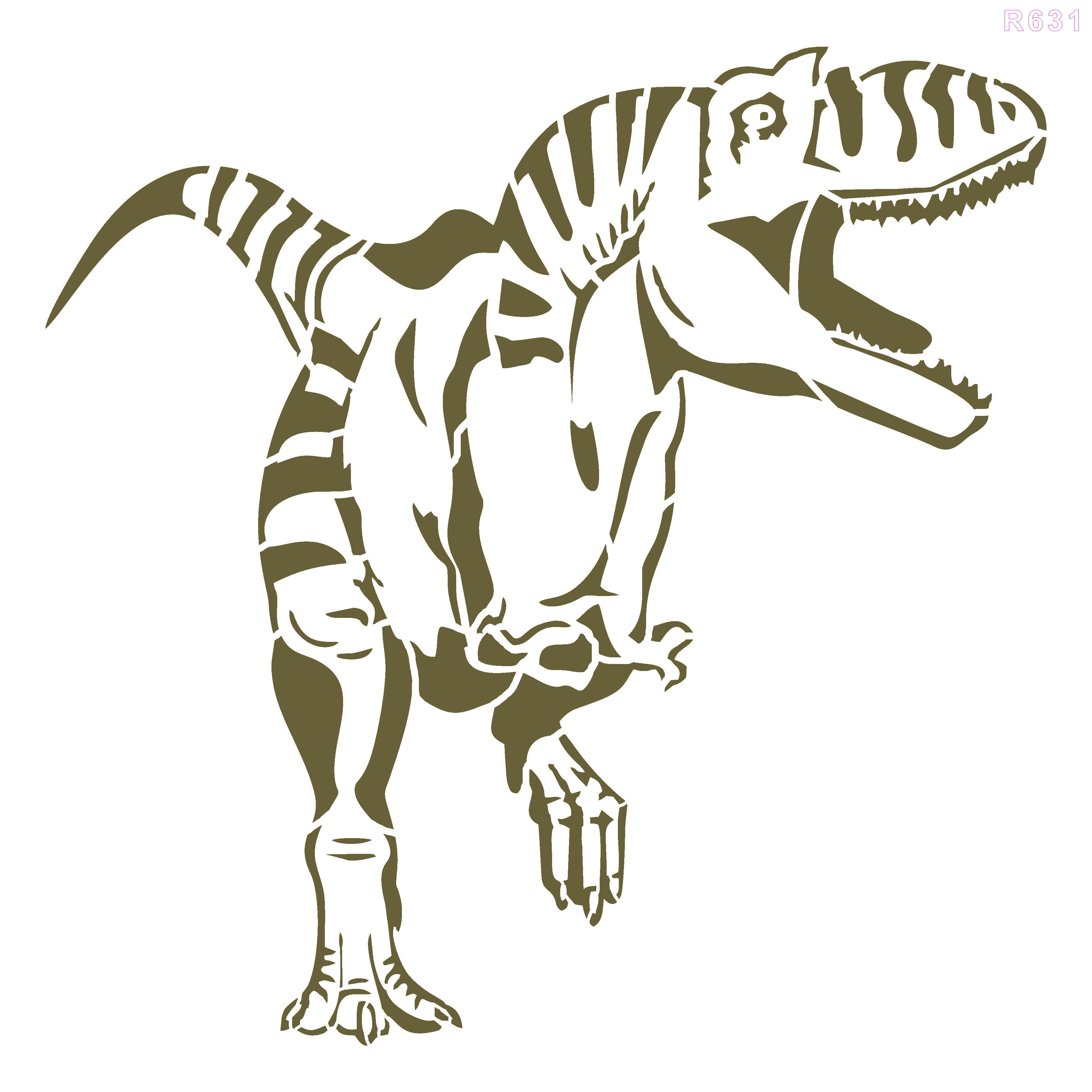 R631_Dinosaur Wall Stencil