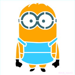 R816_Minions Wall Stencil