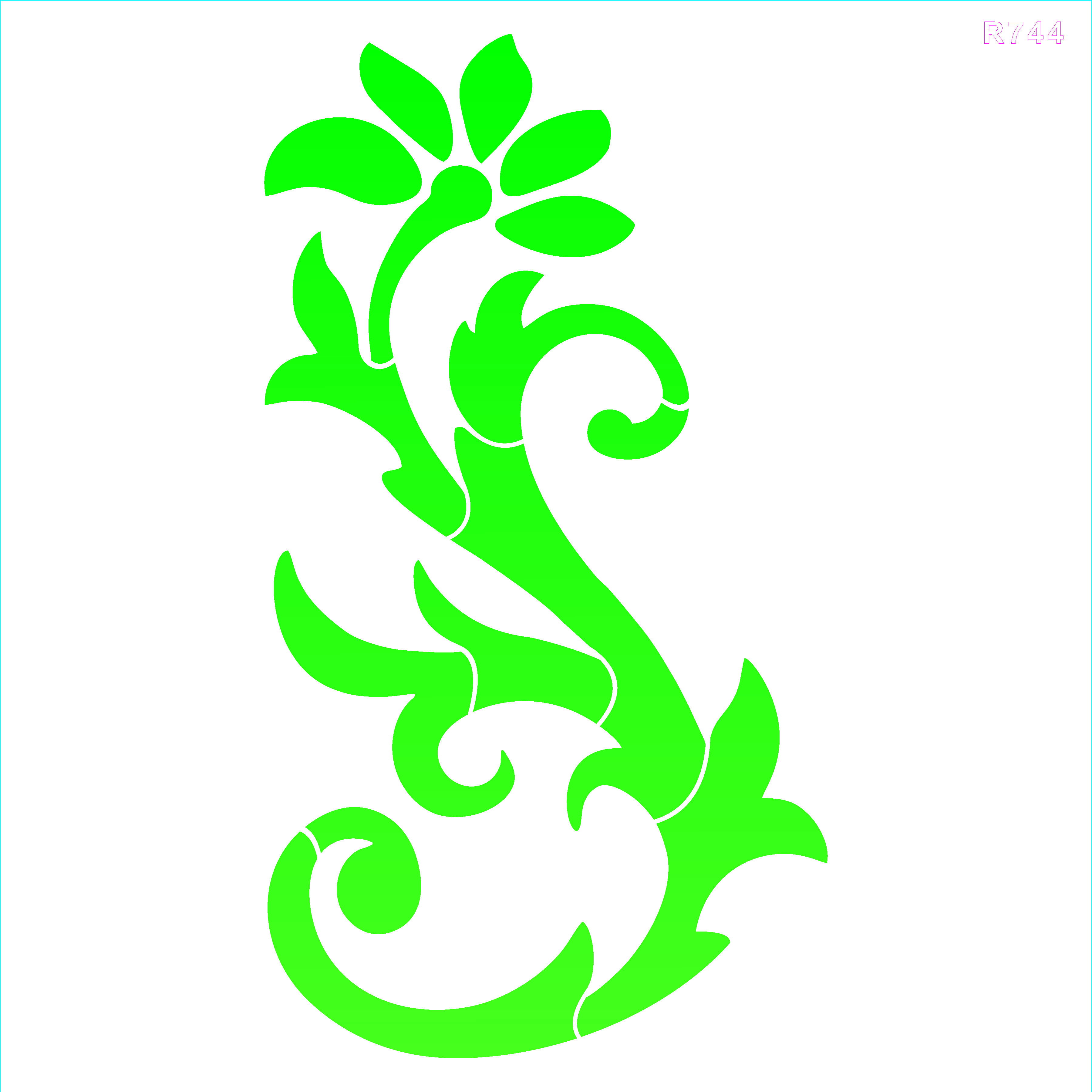 R744_Branches Wall Stencil