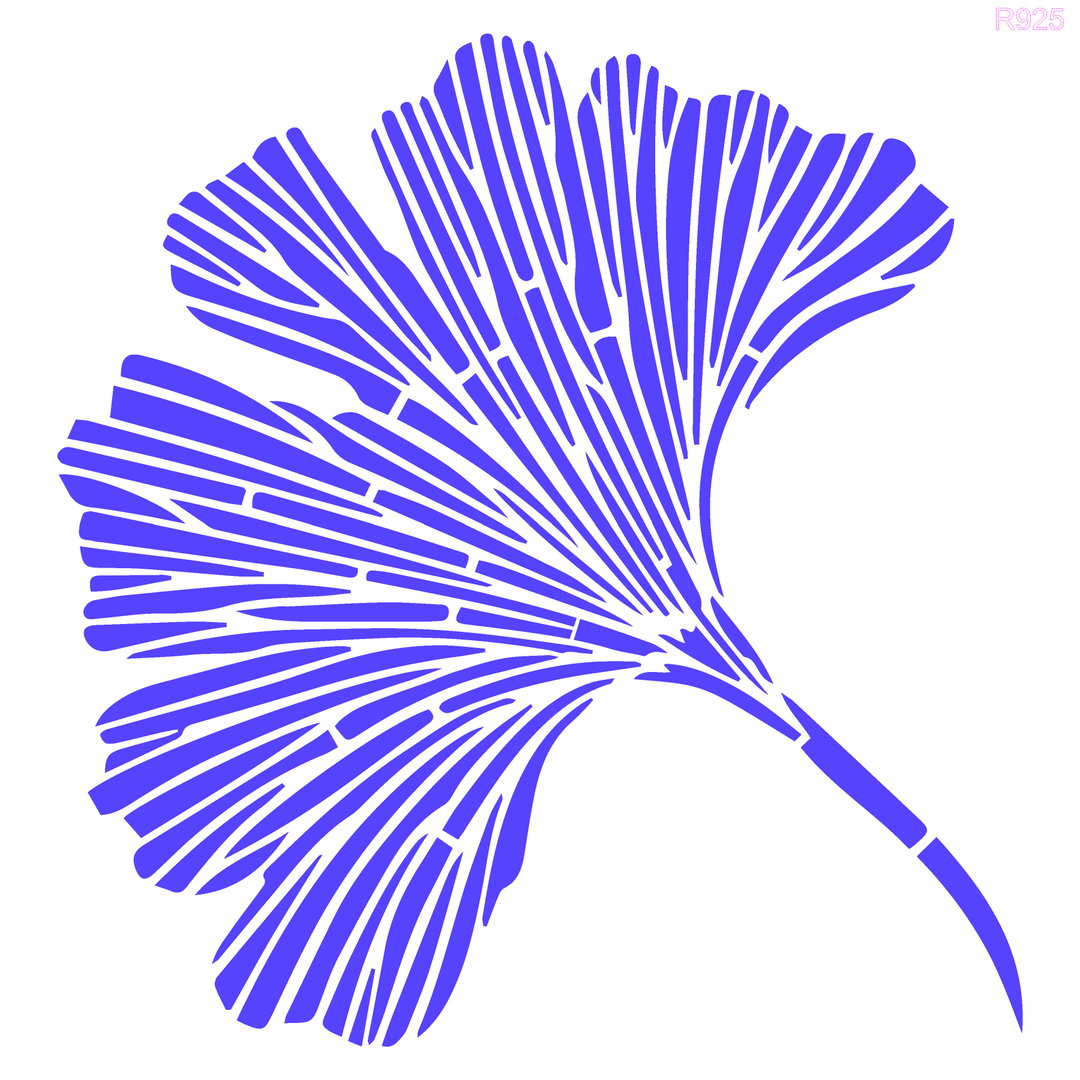 R925_Leaves Wall Stencil