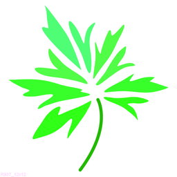 R937_Leaves Wall Stencil