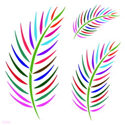 R969_Leaves Wall Stencil