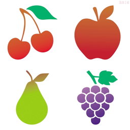 R215_Fruits Wall Stencil