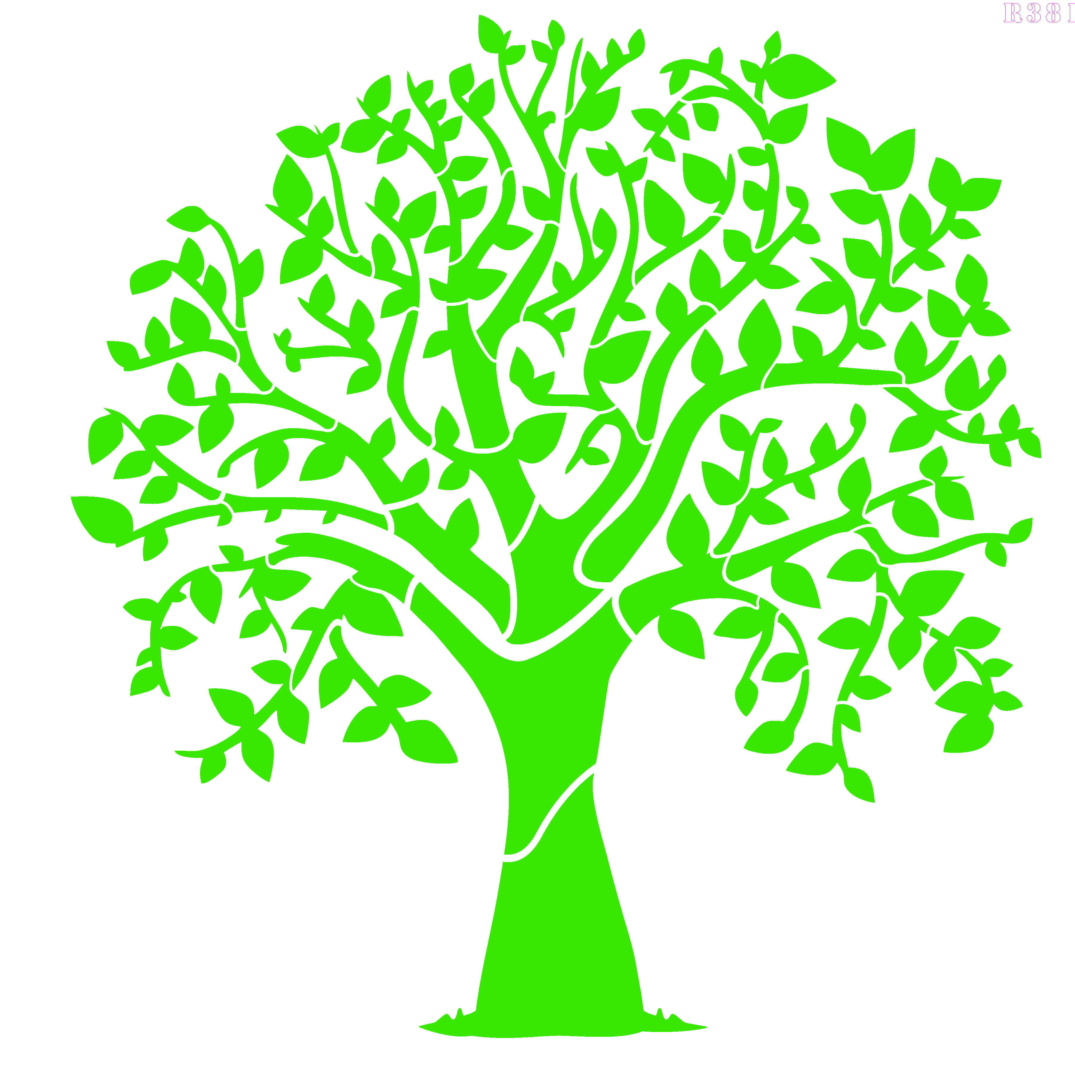 R381_Tree Wall Stencil