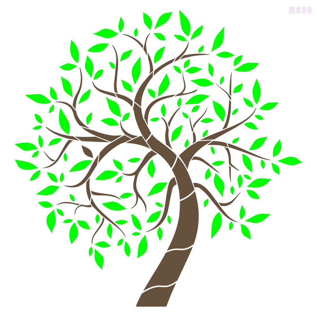 R639_Tree Wall Stencil