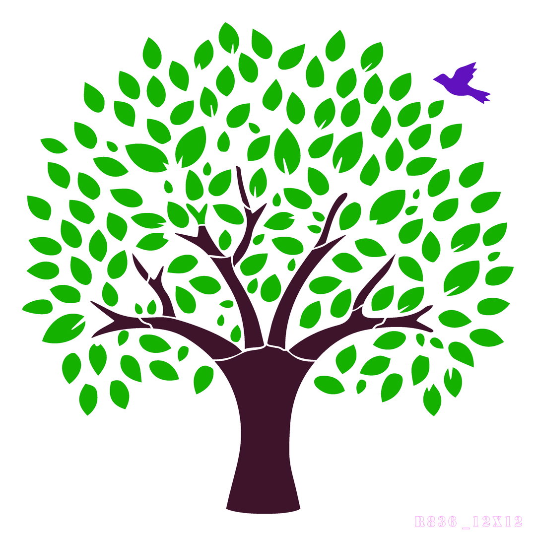 R836_Tree Wall Stencil