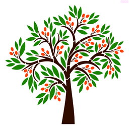 R935_ Tree Wall Stencil