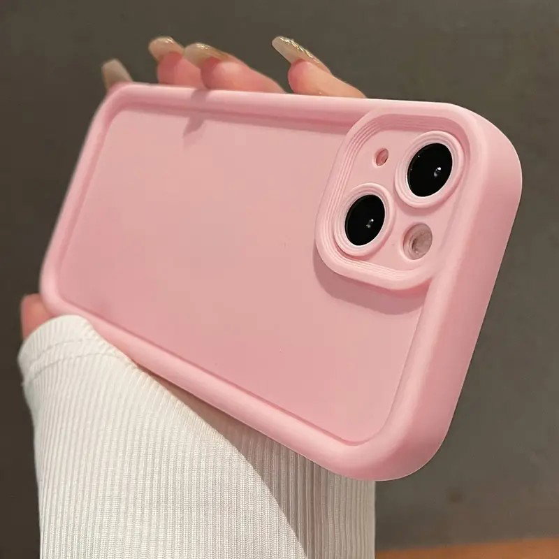Anti-fall Mobile Phone Case for iPhone 15 Pro / Pink