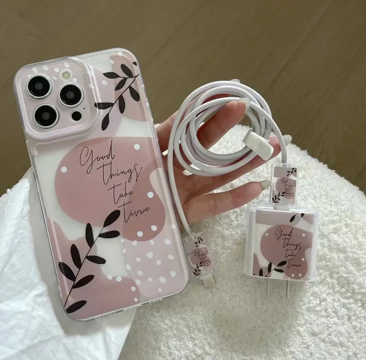 5pcs promo bundle phone case and protector_0
